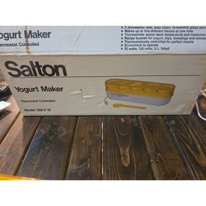 Vintage Salton Yogurt Maker. 1976. Complete Set.